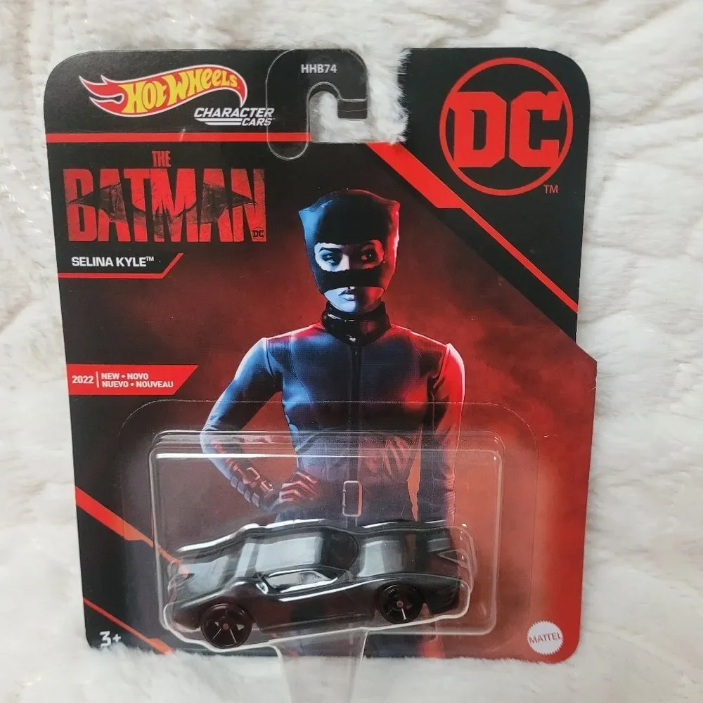 Mattel Hot Wheels The Batman Movie 3 Piece Set Batman Catwoman Riddler 2022 New